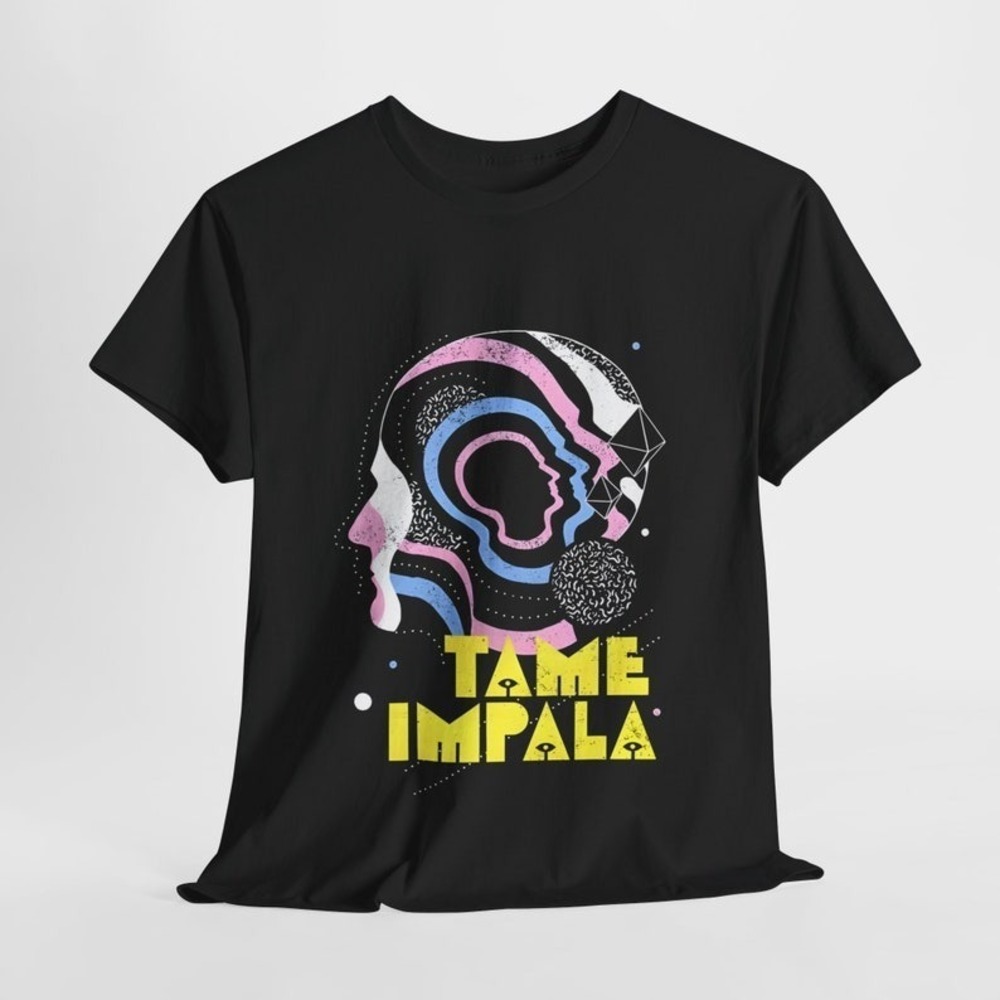 Tame Impala Inspired Black T-Shirt